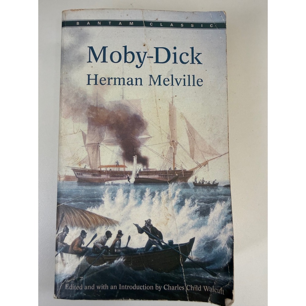 Moby-Dick Herman Melville Bantam Classic Paperback Charles Child Walcutt Editor
